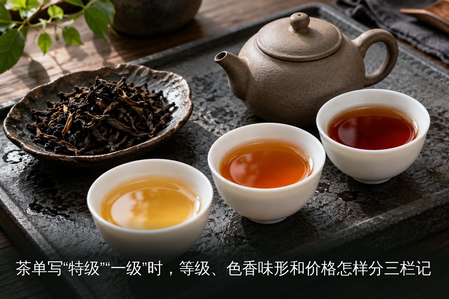 主题配图｜茶汤与品饮杯