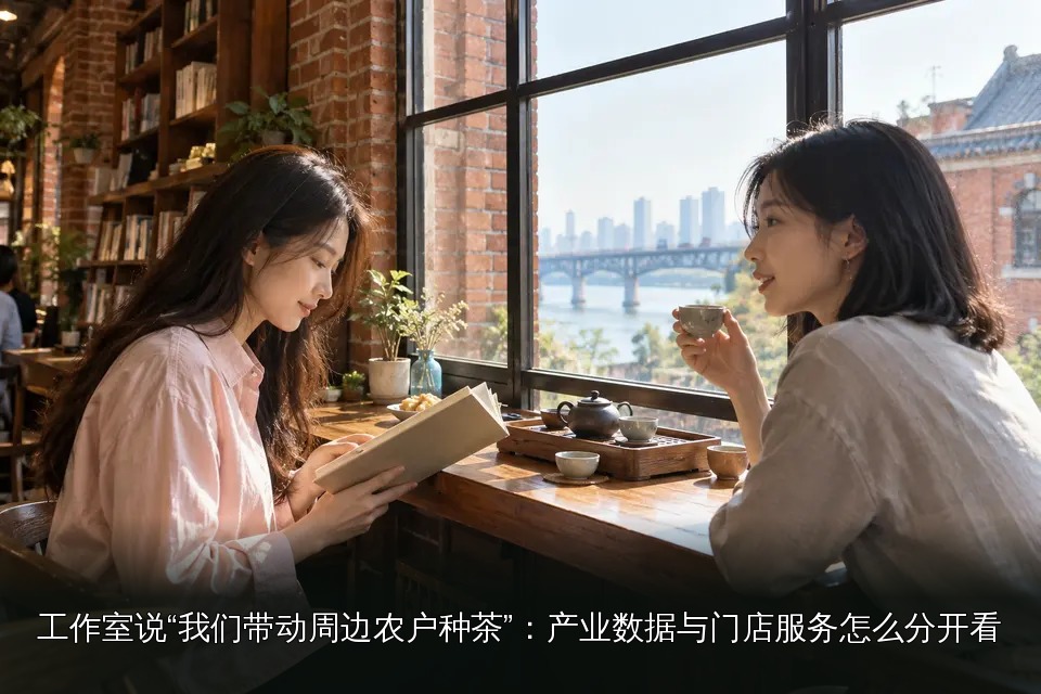 年轻女性品茶主题图|武汉·红砖书店茶友交流